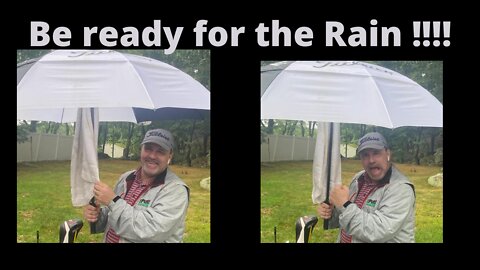 Be ready in the rain golfers!