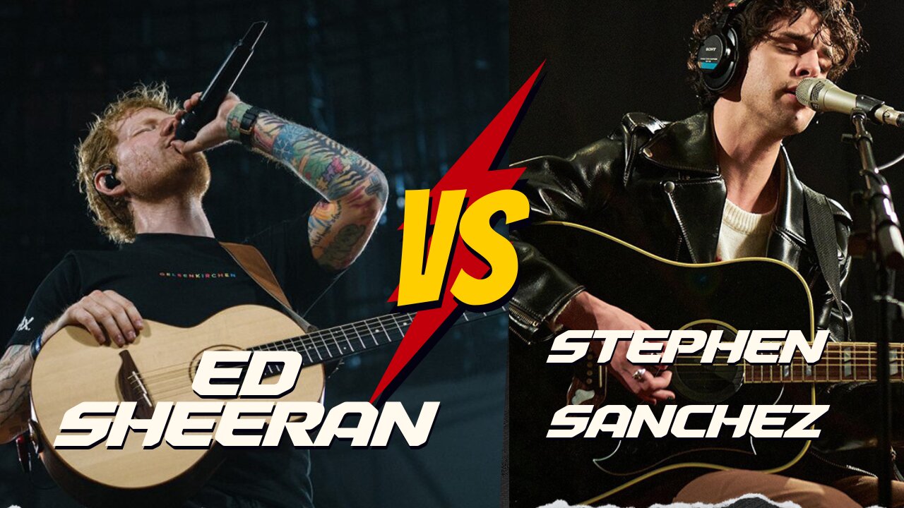 Ed Sheeran Vs Stephen Sanchez || i would never fall in love Vs i found girl beautiful and sweet