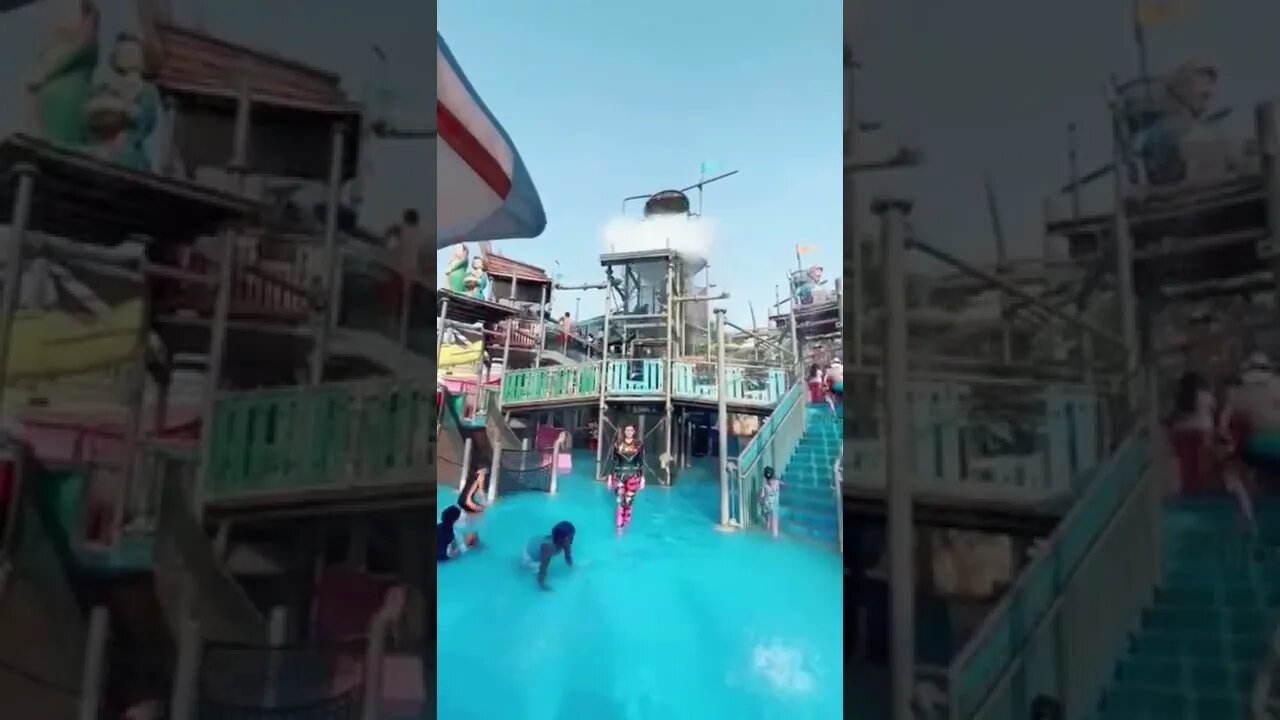 Enjoying in water park #shorts
