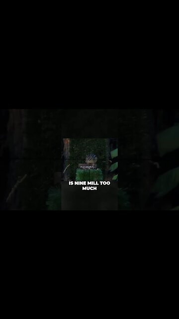 9mm too much 💨 for chipmunks? #shorts