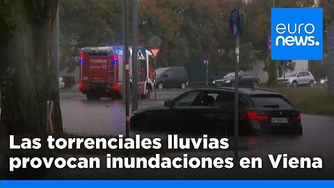 Las torrenciales lluvias provocan inundaciones en Viena y varias localidades alpinas austríacas