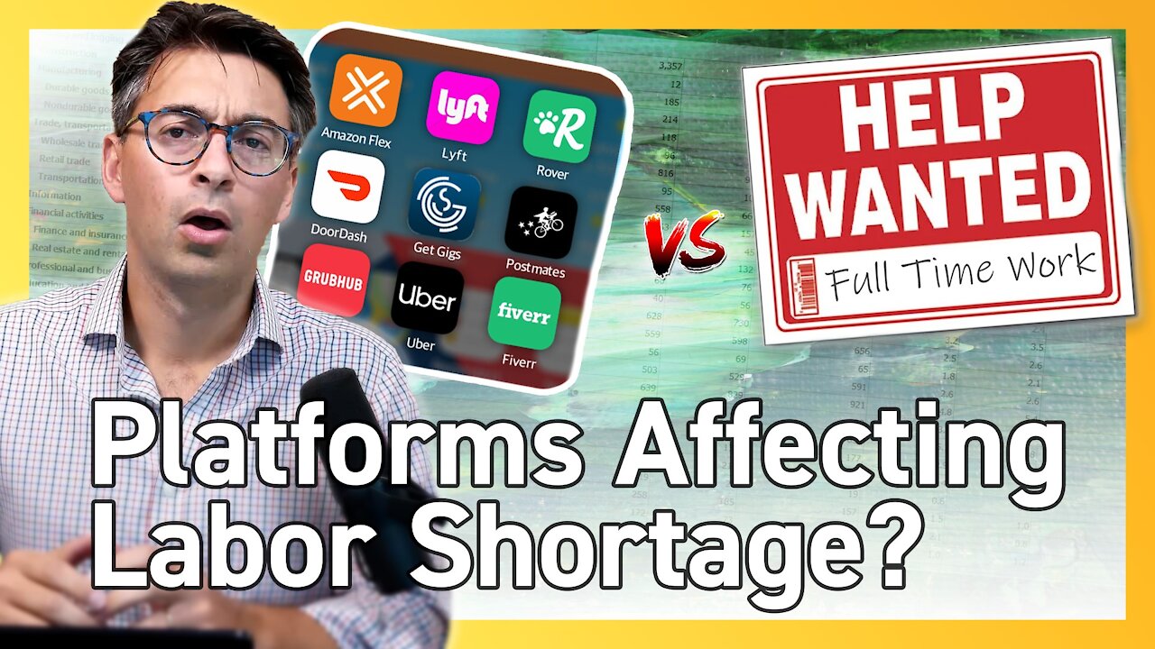 Gig Economy May Be Causing The Labor Shortage 👷‍♀️ - Platforms/Tech and the Worker Shortage