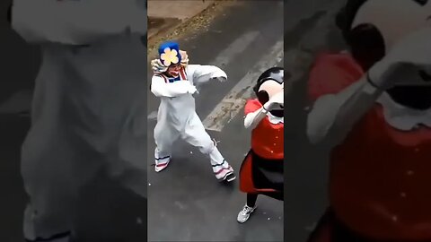 DANÇARINOS SUPER NINJAS, DANÇANDO FOFÃO, POPEYE E PATO DONALD NA CARRETA DA ALEGRIA, LIKE 2