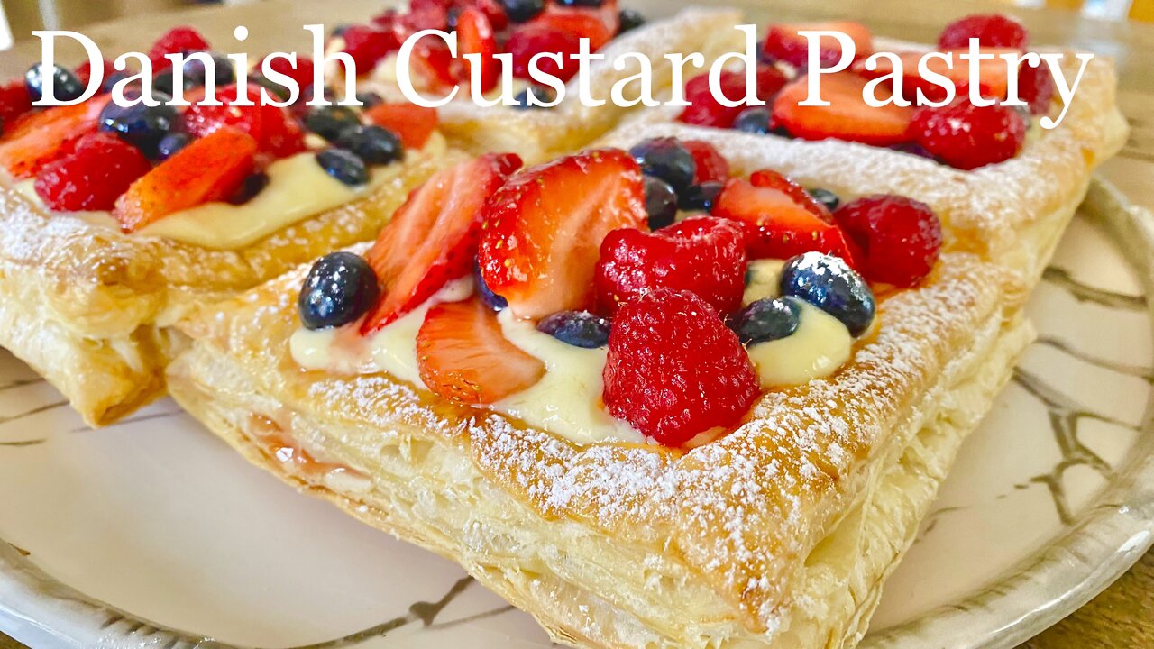 Danish Custard Berry Pastry