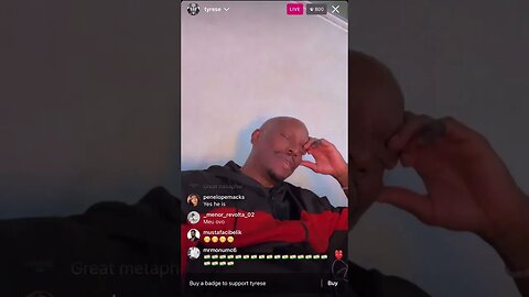 Tyrese Speaking Some Real Shit On Instagram Live(14/04/23)