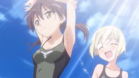 Strike Witches - beach day