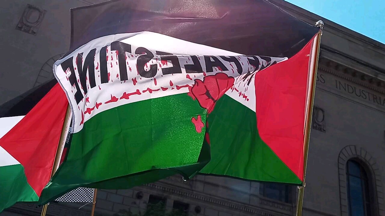 Free Palestine Rally Cleveland Ohio