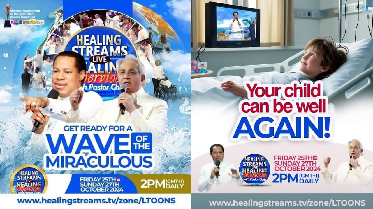 Day 1 Healing Streams Live Healing Service With Pastor Chris Oyakhilome and Benny Hinn OCT 25, 2024