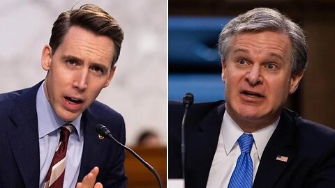 'You Haven't Done A Darn Thing' - Hawley Shreds FBI Director During Live Hearing