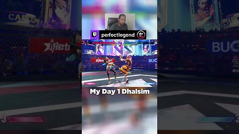 My Day 1 Dhalsim #streetfighter6 #shorts