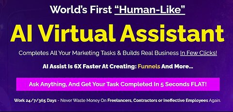 AI Assist Human Like AI Virtual Assistant