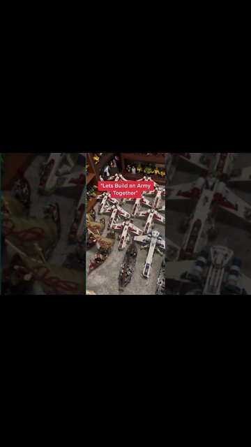 🥵 LEGO Star Wars Gunship Army #Shorts
