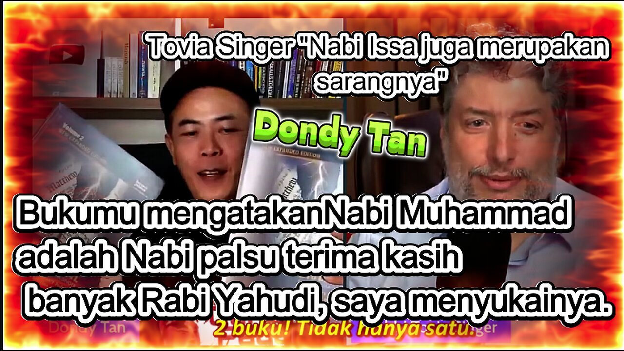 Dondy Tan Agreed With Toiva "Muhammad Lied " Muhammad adalah nabi pertama Nabi Issa adalah sarangnya