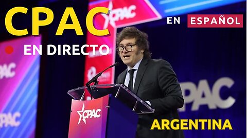 🚨 ¡El presidente Javier Milei en CPAC en DC 2024!