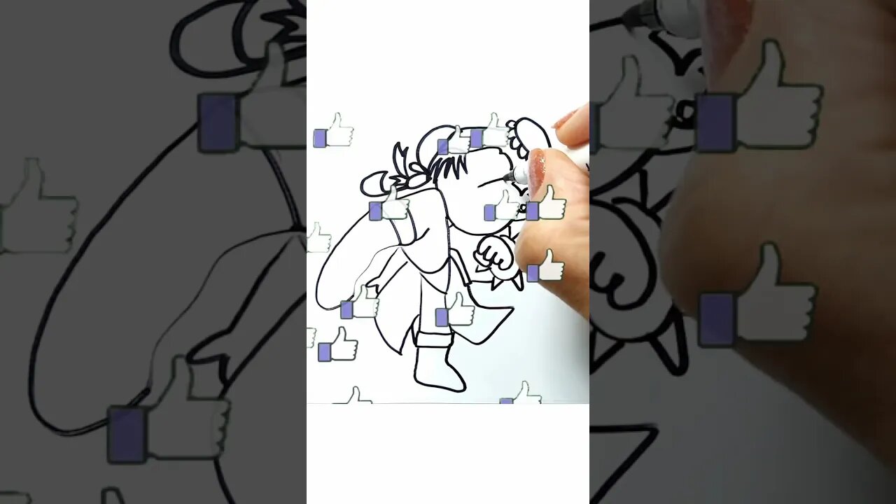 How to Draw and Paint Chun-Li from Street Fighter Game