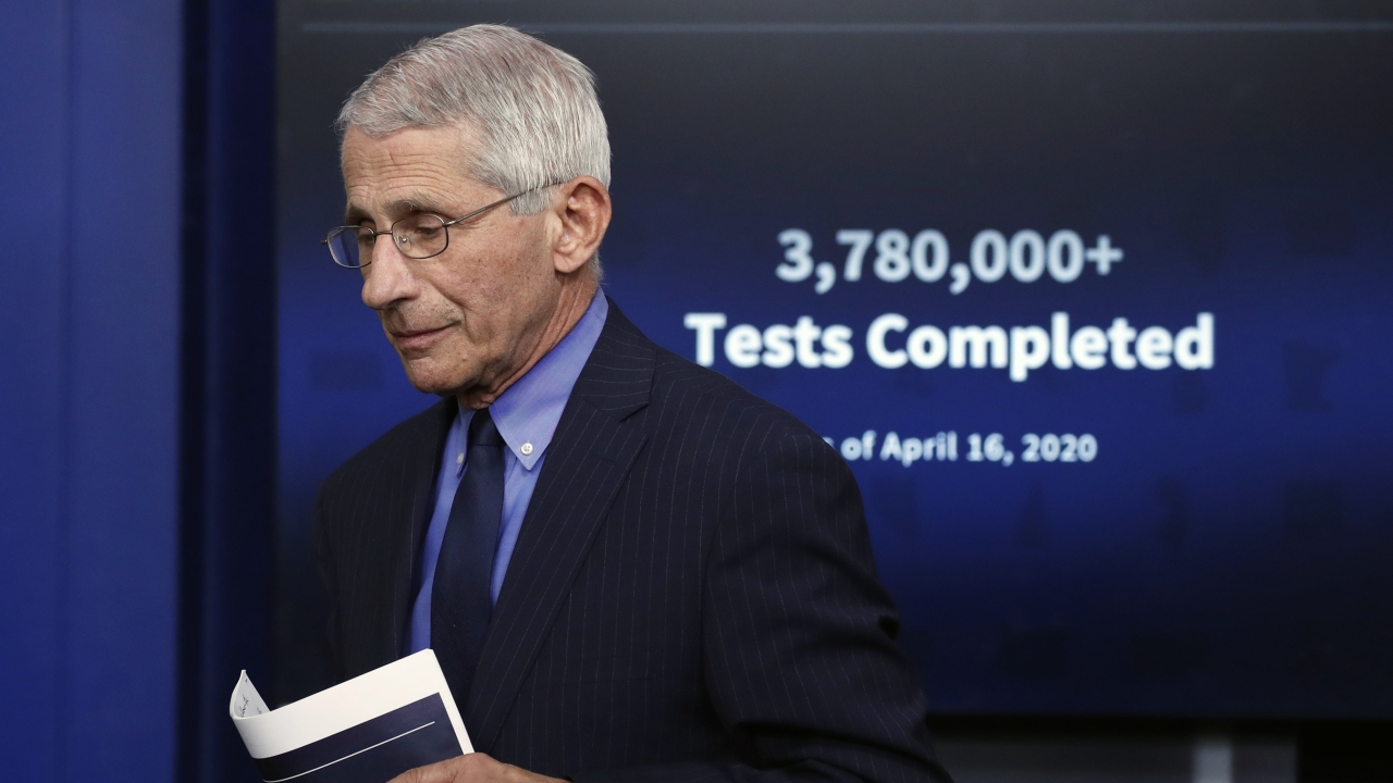 Dr. Anthony Fauci Quarantining After "Low-Risk" Contact With COVID-19