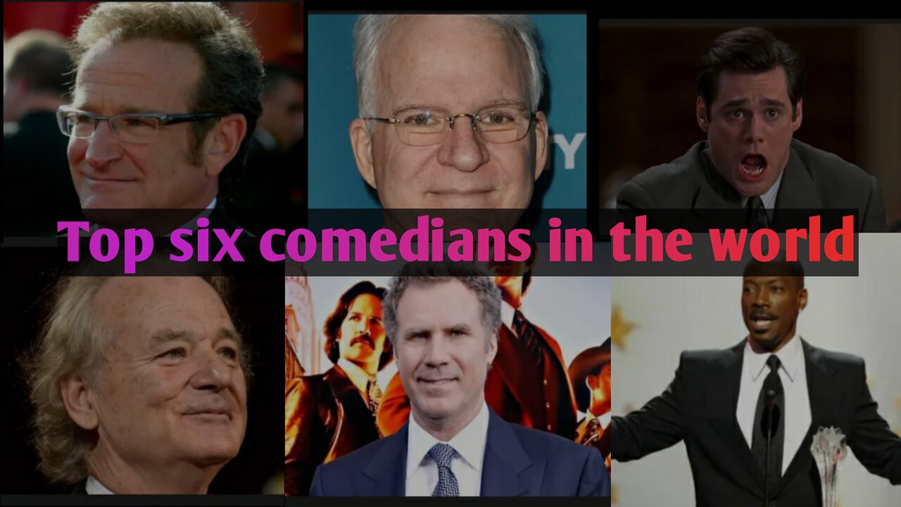 Top six comedians in the world | most funny people in the world