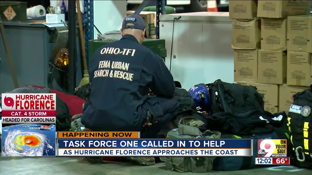 Ohio Task Force One to leave for North Carolina ahead of Hurricane Florence