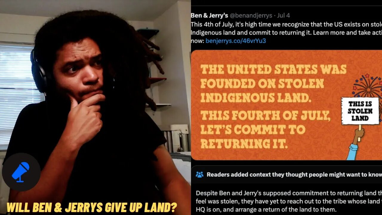 Ben & Jerry's Wants To Give Land Back To Indigenous People Just Not It's Own.