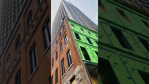 Upcoming downtown chic architecture #montreal #viralvideo #montrealtourism