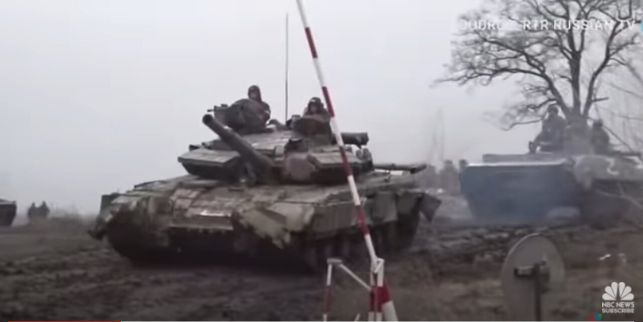 Russia TV Report Shows 'Luhansk People's Republic Troops Advance'