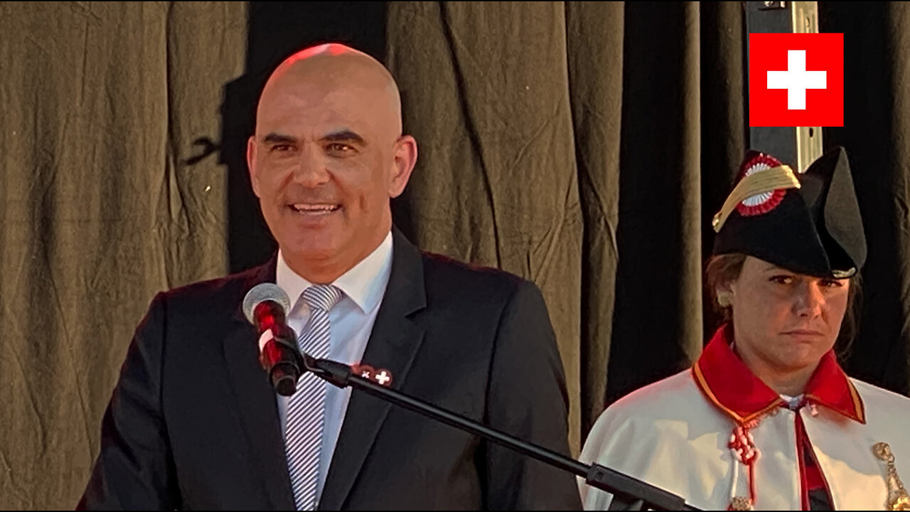 Alain Berset, Vizepräsident des Bundesrates der Schweiz - Bundesfeier 31.07.2022 in Luzern
