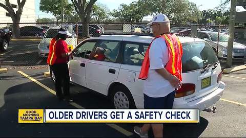 Older drivers get a safety check before the holidays