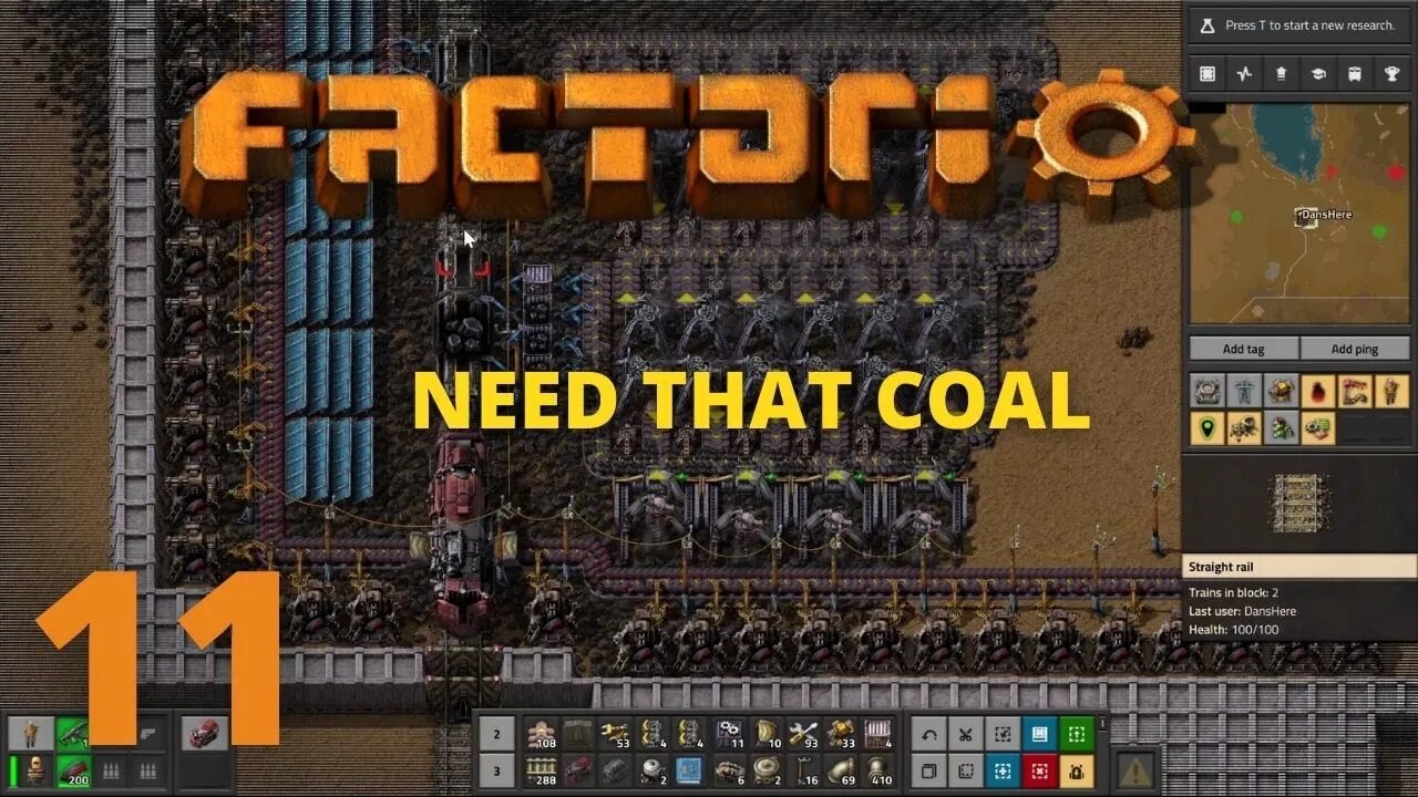 Getting A Coal Outpost To Solve Power Issues - Factorio - 11