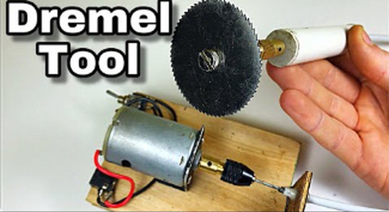 step by step instructions to make an adaptable shaft dremel device Do-It-Yourself