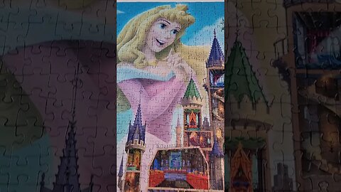 Aurora's Castle from Sleeping Beauty! #sleepingbeauty #aurora #disney #puzzle #shorts