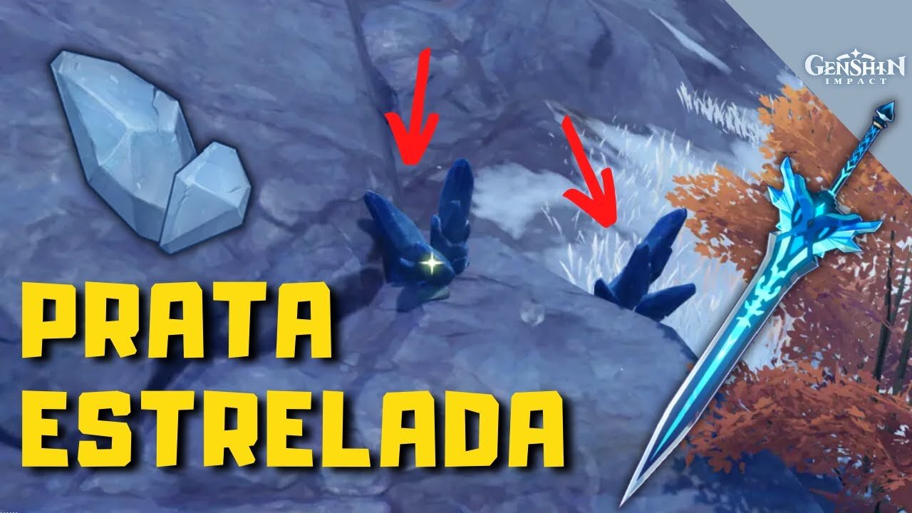 Rota de farm de Prata Estrelada (Starsilver) - Genshin Impact