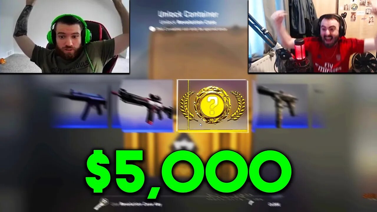 $5,000 CASE OPENING BATTLE! *INSANE REACTIONS*
