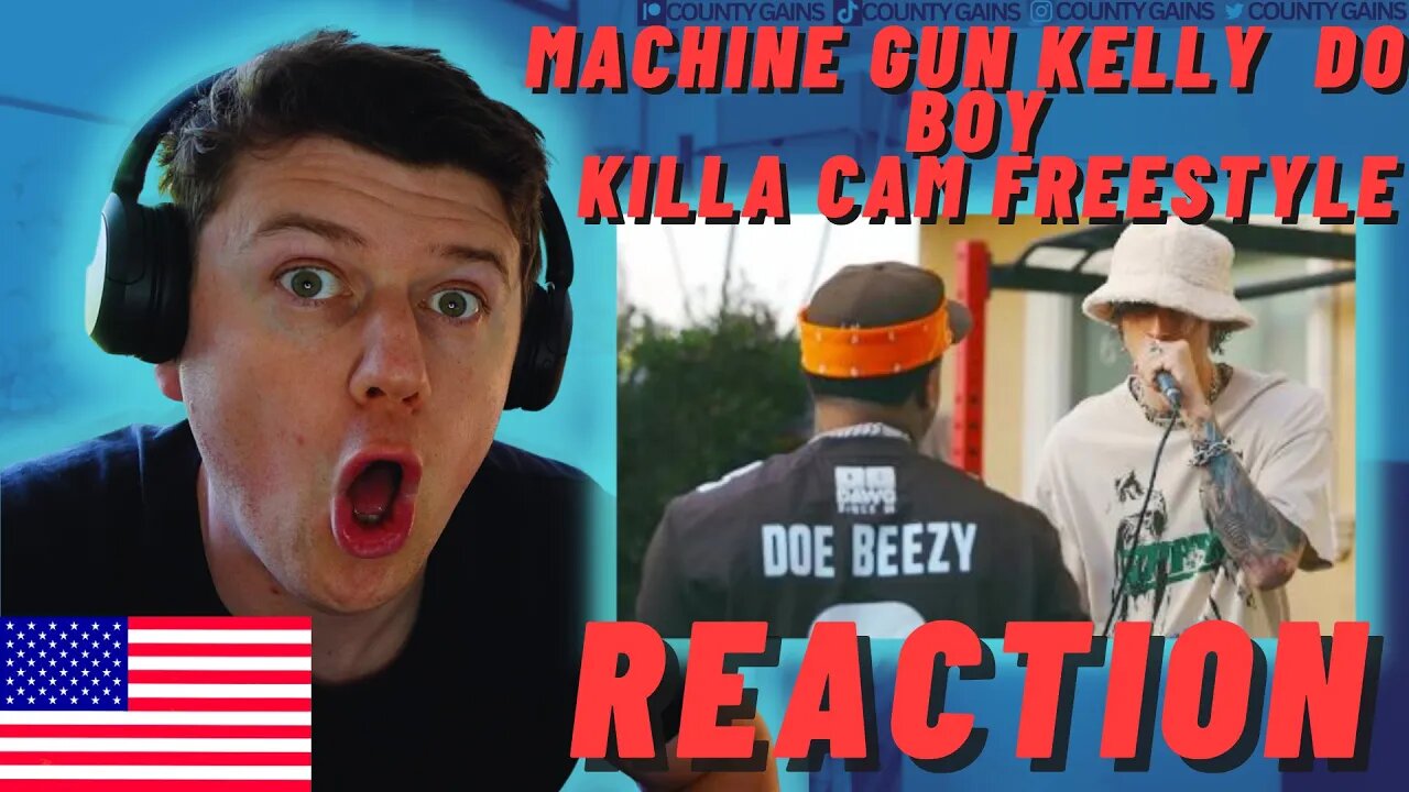 Machine Gun Kelly X Doe Boy - Killa Cam Freestyle - IRISH REACTION