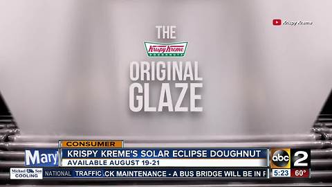 Krispy Kreme reveals solar eclipse doughnut