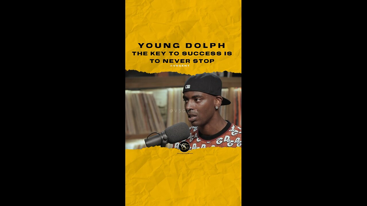 @youngdolph The key to success is to never stop. Will you ever stop? #youngdolph 🎥 @genius