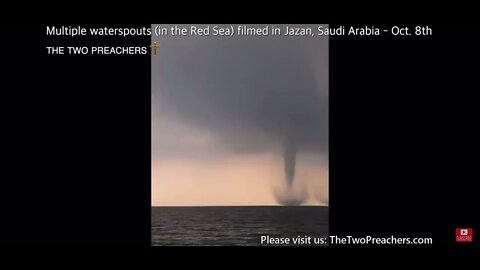 Multiple Waterspouts In The Red Sea!!