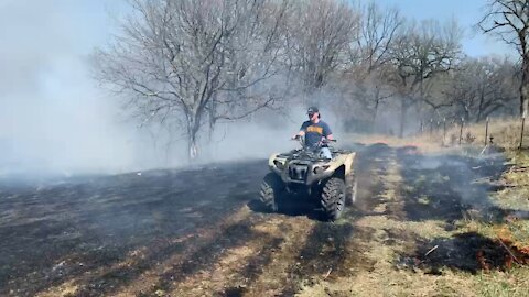 Burning in the Flint Hills of Kansas