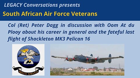 Legacy Conversations - Peter Dagg SALM - Pelican 16