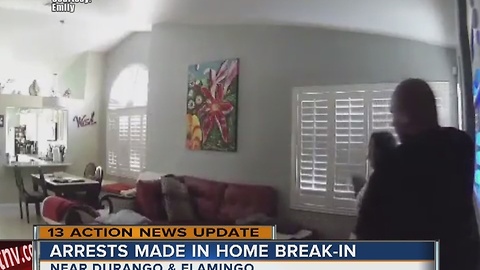 2 arrested in ransacking of home while owner watches abroad