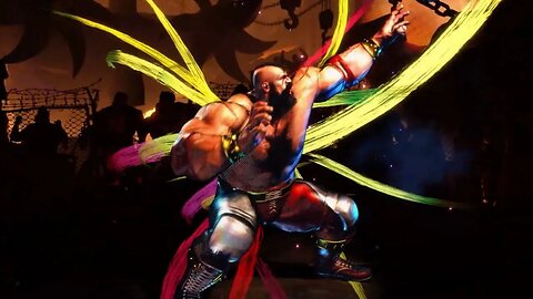 SF6 ZANGIEF Super Art Cyclone Lariat + bone-crunching attack