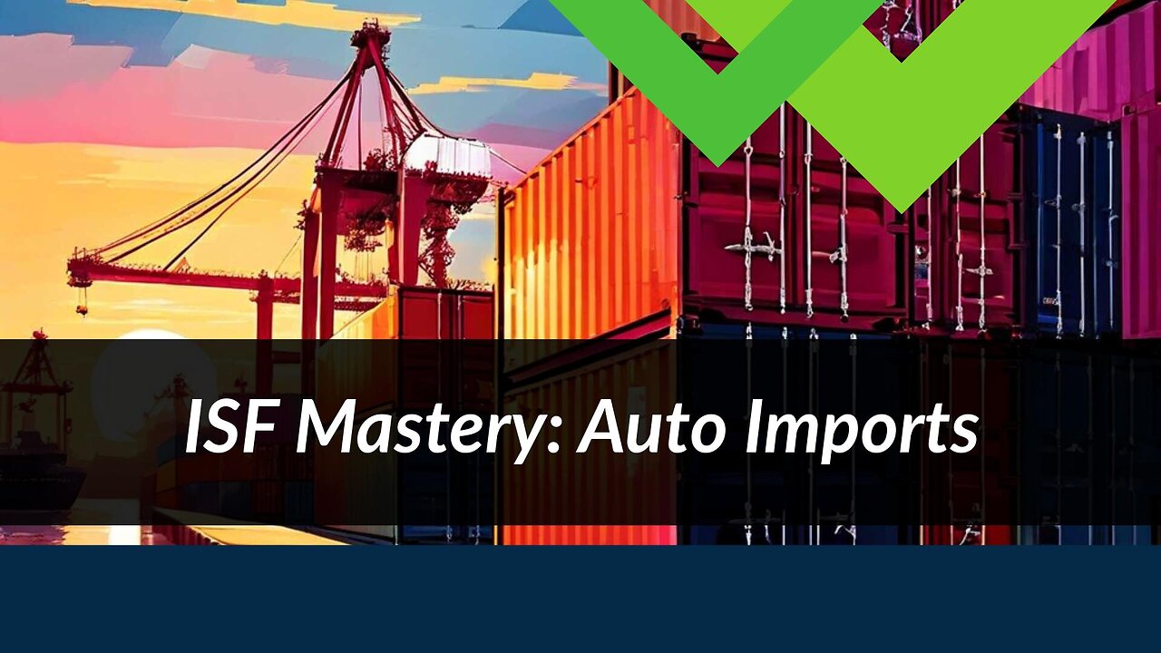 Mastering Importer Security Filing for Smooth Automotive Parts Importation