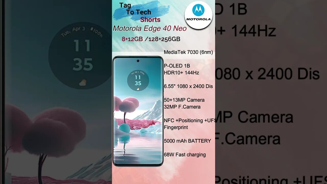Motorola Edge 40 Neo || Shorts || Tag to Tech