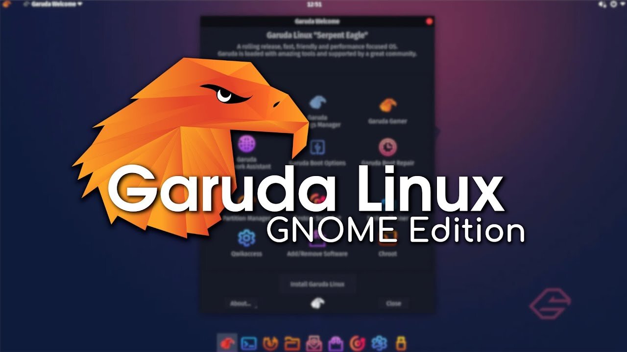 Garuda Linux OS - A Modern Gnome Desktop