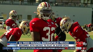 DJ Reed to represent Bakersfield in Super Bowl 54