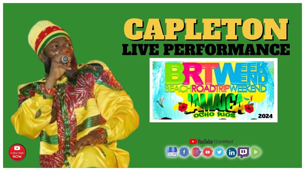 Official Reggae Live Performance: Capleton at BRT Weekend Jamaica 2024