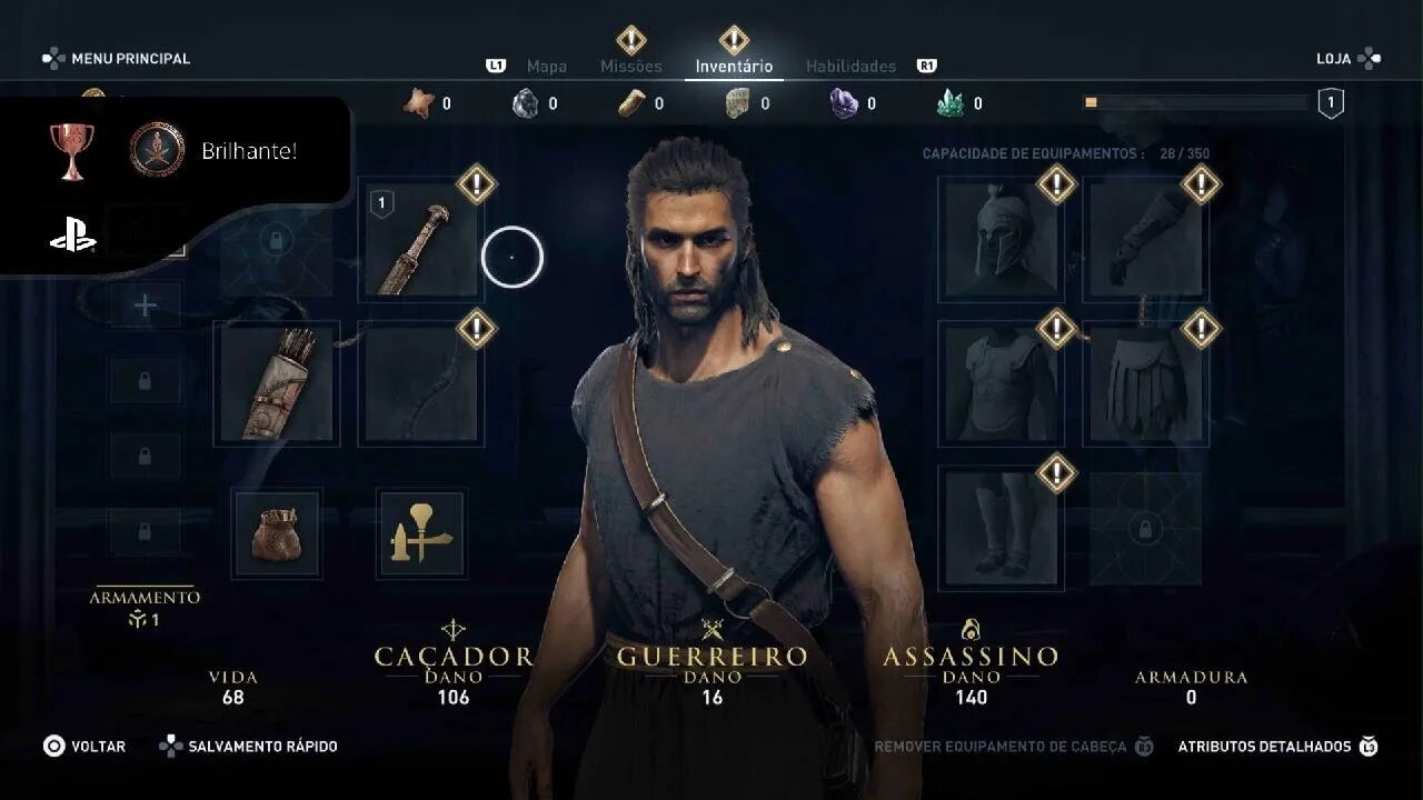 Brilhante! - Adquira e equipe seu primeiro item Lendário - Assassin's Creed Odyssey