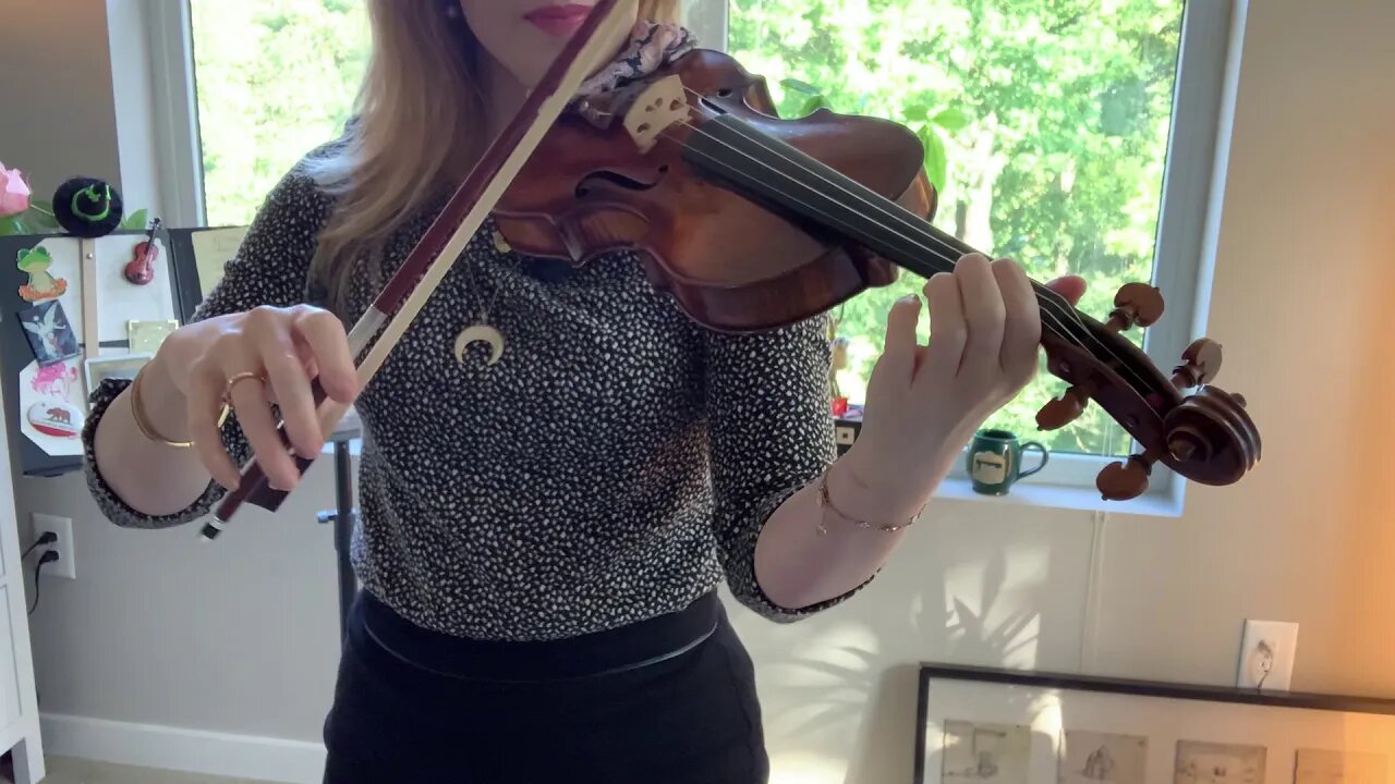 1 Octave E Melodic Minor Scale Violin Tutorial