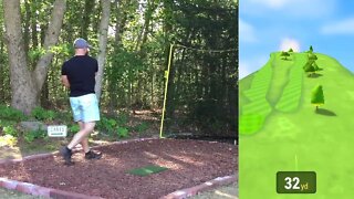 Domburgsche - 9 Hole Sim Golf Course Vlog on the Garmin R10 Launch Monitor Simulator #top50