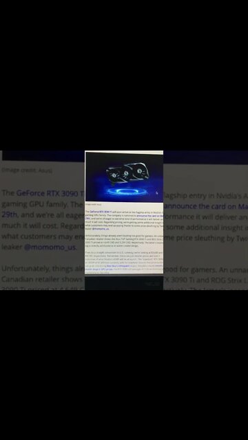 RTX 3090 Ti Rumored to be Priced at $4,000 #shorts