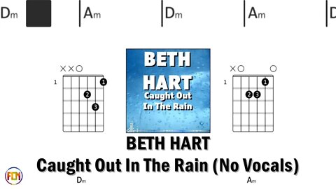 BETH HART Caught Out In The Rain FCN GUITAR CHORDS & LYRICS NO VOCALS